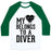 MY HEART BELONGS TO A DIVER UNISEX CLASSIC BASEBALL TEE