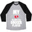 Virgin Teez  Baseball Tee Unisex Tri-Blend Baseball Tee / small / Athletic Gray / Black MY HEART BELONGS TO A SOCCER PLAYER UNISEX TRI-BLEND BASEBALL TEE