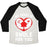 Virgin Teez  Baseball Tee Unisex Tri-Blend Baseball Tee / small / Oatmeal / Black MY HEART IS SWOLE FOR YOU UNISEX TRI-BLEND BASEBALL TEE