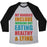 Virgin Teez  Baseball Tee Unisex Tri-Blend Baseball Tee / small / Athletic Gray / Black MY HOBBIES INCLUDE WORKING OUT EATING HEALTHY AND LYING UNISEX TRI-BLEND BASEBALL TEE
