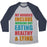 Virgin Teez  Baseball Tee Unisex Tri-Blend Baseball Tee / small / Athletic Gray / Navy MY HOBBIES INCLUDE WORKING OUT EATING HEALTHY AND LYING UNISEX TRI-BLEND BASEBALL TEE
