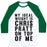Virgin Teez  Baseball Tee Unisex Classic Baseball Tee / x-small / White/Dark Green MY IDEAL WEIGHT IS CHRIS PRATT ON TOP OF ME UNISEX CLASSIC BASEBALL TEE