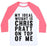 Virgin Teez  Baseball Tee Unisex Classic Baseball Tee / x-small / White/Neon Pink MY IDEAL WEIGHT IS CHRIS PRATT ON TOP OF ME UNISEX CLASSIC BASEBALL TEE