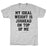 GYM FIT T-SHIRT MY IDEAL WEIGHT IS JUGHEAD ON TOP OF ME GREY T-SHIRT