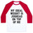 Virgin Teez  Baseball Tee Unisex Classic Baseball Tee / x-small / White/Red MY IDEAL WEIGHT IS JUGHEAD ON TOP OF ME UNISEX CLASSIC BASEBALL TEE