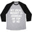 Virgin Teez  Baseball Tee Unisex Tri-Blend Baseball Tee / small / Athletic Gray / Black MY IDEAL WEIGHT IS JUGHEAD ON TOP OF ME UNISEX TRI-BLEND BASEBALL TEE