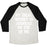 Virgin Teez  Baseball Tee Unisex Tri-Blend Baseball Tee / small / Oatmeal / Black MY IDEAL WEIGHT IS JUGHEAD ON TOP OF ME UNISEX TRI-BLEND BASEBALL TEE