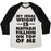 Virgin Teez  Baseball Tee Unisex Tri-Blend Baseball Tee / small / Oatmeal / Black MY IDEAL WEIGHT IS NATHAN FILLION ON TOP OF ME UNISEX TRI-BLEND BASEBALL TEE
