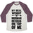 Virgin Teez  Baseball Tee Unisex Tri-Blend Baseball Tee / small / Oatmeal / Maroon MY IDEAL WEIGHT IS NORMAN REEDUS ON TOP OF ME UNISEX TRI-BLEND BASEBALL TEE