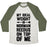 Virgin Teez  Baseball Tee Unisex Tri-Blend Baseball Tee / small / Oatmeal / Moss MY IDEAL WEIGHT IS NORMAN REEDUS ON TOP OF ME UNISEX TRI-BLEND BASEBALL TEE