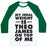 Virgin Teez  Baseball Tee Unisex Classic Baseball Tee / x-small / White/Dark Green MY IDEAL WEIGHT IS THEO JAMES ON TOP OF ME UNISEX CLASSIC BASEBALL TEE