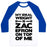 Virgin Teez  Baseball Tee Unisex Classic Baseball Tee / x-small / White/Blue MY IDEAL WEIGHT IS ZAC EFRON ON TOP OF ME UNISEX CLASSIC BASEBALL TEE