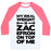Virgin Teez  Baseball Tee Unisex Classic Baseball Tee / x-small / White/Neon Pink MY IDEAL WEIGHT IS ZAC EFRON ON TOP OF ME UNISEX CLASSIC BASEBALL TEE