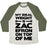 Virgin Teez  Baseball Tee Unisex Tri-Blend Baseball Tee / small / Oatmeal / Moss MY IDEAL WEIGHT IS ZAC EFRON ON TOP OF ME UNISEX TRI-BLEND BASEBALL TEE