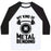 Virgin Teez  Baseball Tee Unisex Classic Baseball Tee / x-small / White/Black MY KIND OF METALBENDING UNISEX CLASSIC BASEBALL TEE