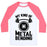 Virgin Teez  Baseball Tee Unisex Classic Baseball Tee / x-small / White/Neon Pink MY KIND OF METALBENDING UNISEX CLASSIC BASEBALL TEE