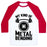 Virgin Teez  Baseball Tee Unisex Classic Baseball Tee / x-small / White/Red MY KIND OF METALBENDING UNISEX CLASSIC BASEBALL TEE