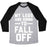Virgin Teez  Baseball Tee Unisex Tri-Blend Baseball Tee / small / Athletic Gray / Black MY LEGS ARE GOING TO FALL OFF UNISEX TRI-BLEND BASEBALL TEE