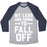 Virgin Teez  Baseball Tee Unisex Tri-Blend Baseball Tee / small / Athletic Gray / Navy MY LEGS ARE GOING TO FALL OFF UNISEX TRI-BLEND BASEBALL TEE