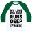 Virgin Teez  Baseball Tee Unisex Classic Baseball Tee / x-small / White/Dark Green MY LOVE FOR FOOD RUNS DEEP FRIED UNISEX CLASSIC BASEBALL TEE