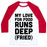 Virgin Teez  Baseball Tee Unisex Classic Baseball Tee / x-small / White/Red MY LOVE FOR FOOD RUNS DEEP FRIED UNISEX CLASSIC BASEBALL TEE