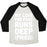 Virgin Teez  Baseball Tee Unisex Tri-Blend Baseball Tee / small / Oatmeal / Black MY LOVE FOR FOOD RUNS DEEP FRIED UNISEX TRI-BLEND BASEBALL TEE