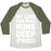 Virgin Teez  Baseball Tee Unisex Tri-Blend Baseball Tee / small / Oatmeal / Moss MY LOVE FOR FOOD RUNS DEEP FRIED UNISEX TRI-BLEND BASEBALL TEE