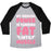 Virgin Teez  Baseball Tee Unisex Tri-Blend Baseball Tee / small / Athletic Gray / Black MY MAGICAL POWER IS TURNING FAT INTO MUSCLE UNISEX TRI-BLEND BASEBALL TEE