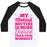 Virgin Teez  Baseball Tee Unisex Classic Baseball Tee / x-small / White/Black MY MAKEUP ROUTINE IS MORE FIERCE THAN YOUR WORKOUT UNISEX CLASSIC BASEBALL TEE