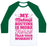 Virgin Teez  Baseball Tee Unisex Classic Baseball Tee / x-small / White/Dark Green MY MAKEUP ROUTINE IS MORE FIERCE THAN YOUR WORKOUT UNISEX CLASSIC BASEBALL TEE