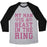 Virgin Teez  Baseball Tee Unisex Tri-Blend Baseball Tee / small / Athletic Gray / Black MY MAN IS A BEAST IN THE RING UNISEX TRI-BLEND BASEBALL TEE