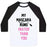Virgin Teez  Baseball Tee Unisex Classic Baseball Tee / x-small / White/Black MY MASCARA RUNS FASTER THAN YOU UNISEX CLASSIC BASEBALL TEE