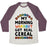 Virgin Teez  Baseball Tee Unisex Tri-Blend Baseball Tee / small / Oatmeal / Maroon MY MORNING WORKOUT GOT REAL CEREAL UNISEX TRI-BLEND BASEBALL TEE