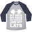 Virgin Teez  Baseball Tee Unisex Tri-Blend Baseball Tee / small / Athletic Gray / Navy MY NECK MY BACK MY TRICEPS AND MY LATS UNISEX TRI-BLEND BASEBALL TEE