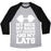 Virgin Teez  Baseball Tee Unisex Tri-Blend Baseball Tee / small / Athletic Gray / Black MY NECK MY BACK MY TRICEPS AND MY LATS UNISEX TRI-BLEND BASEBALL TEE