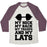 Virgin Teez  Baseball Tee Unisex Tri-Blend Baseball Tee / small / Oatmeal / Maroon MY NECK MY BACK MY TRICEPS AND MY LATS UNISEX TRI-BLEND BASEBALL TEE
