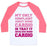 Virgin Teez  Baseball Tee Unisex Classic Baseball Tee / x-small / White/Neon Pink MY ONLY COMPLAINT ABOUT DOING CARDIO UNISEX CLASSIC BASEBALL TEE