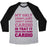 Virgin Teez  Baseball Tee Unisex Tri-Blend Baseball Tee / small / Athletic Gray / Black MY ONLY COMPLAINT ABOUT DOING CARDIO UNISEX TRI-BLEND BASEBALL TEE