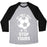 Virgin Teez  Baseball Tee Unisex Tri-Blend Baseball Tee / small / Athletic Gray / Black MY ONLY GOAL IS TO STOP YOURS UNISEX TRI-BLEND BASEBALL TEE
