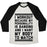 Virgin Teez  Baseball Tee Unisex Tri-Blend Baseball Tee / small / Oatmeal / Black MY PERSONALITY IS BANGING UNISEX TRI-BLEND BASEBALL TEE