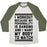 Virgin Teez  Baseball Tee Unisex Tri-Blend Baseball Tee / small / Oatmeal / Moss MY PERSONALITY IS BANGING UNISEX TRI-BLEND BASEBALL TEE