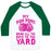 Virgin Teez  Baseball Tee Unisex Classic Baseball Tee / x-small / White/Dark Green MY POM POMS BRING ALL THE BOYS TO THE YARD! UNISEX CLASSIC BASEBALL TEE