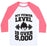 Virgin Teez  Baseball Tee Unisex Classic Baseball Tee / x-small / White/Neon Pink MY POWER LEVEL IS OVER 9,000 UNISEX CLASSIC BASEBALL TEE
