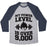 Virgin Teez  Baseball Tee Unisex Tri-Blend Baseball Tee / small / Athletic Gray / Navy MY POWER LEVEL IS OVER 9,000 UNISEX TRI-BLEND BASEBALL TEE