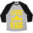 Virgin Teez  Baseball Tee Unisex Tri-Blend Baseball Tee / small / Athletic Gray / Black MY POWER LEVEL IS OVER 9,000 UNISEX TRI-BLEND BASEBALL TEE