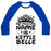 Virgin Teez  Baseball Tee Unisex Classic Baseball Tee / x-small / White/Blue MY PRINCESS NAME IS KETTLE BELLE UNISEX CLASSIC BASEBALL TEE