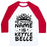 Virgin Teez  Baseball Tee Unisex Classic Baseball Tee / x-small / White/Red MY PRINCESS NAME IS KETTLE BELLE UNISEX CLASSIC BASEBALL TEE