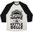 Virgin Teez  Baseball Tee Unisex Tri-Blend Baseball Tee / small / Oatmeal / Black MY PRINCESS NAME IS KETTLE BELLE UNISEX TRI-BLEND BASEBALL TEE