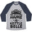 Virgin Teez  Baseball Tee Unisex Tri-Blend Baseball Tee / small / Athletic Gray / Navy MY PRINCESS NAME IS KETTLE BELLE UNISEX TRI-BLEND BASEBALL TEE