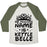 Virgin Teez  Baseball Tee Unisex Tri-Blend Baseball Tee / small / Oatmeal / Moss MY PRINCESS NAME IS KETTLE BELLE UNISEX TRI-BLEND BASEBALL TEE